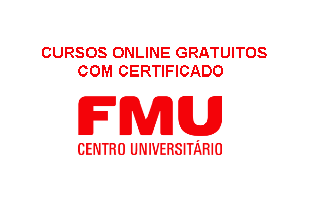 fmu cursos online gratuitos com certificado coronavírus